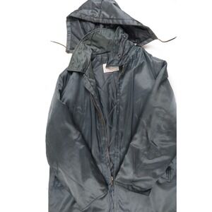 Golden Fleece Mens Parka Jacket Titan Cloth Industrial Hooded Gray L Vintage